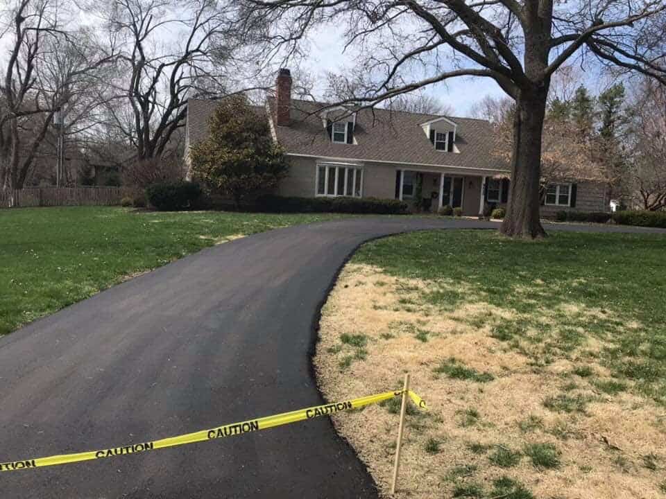 residential paved driveway